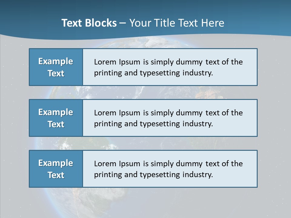 Oceans Atmosphere PowerPoint Template