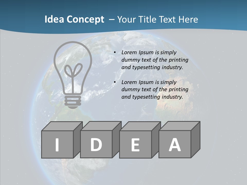 Oceans Atmosphere PowerPoint Template