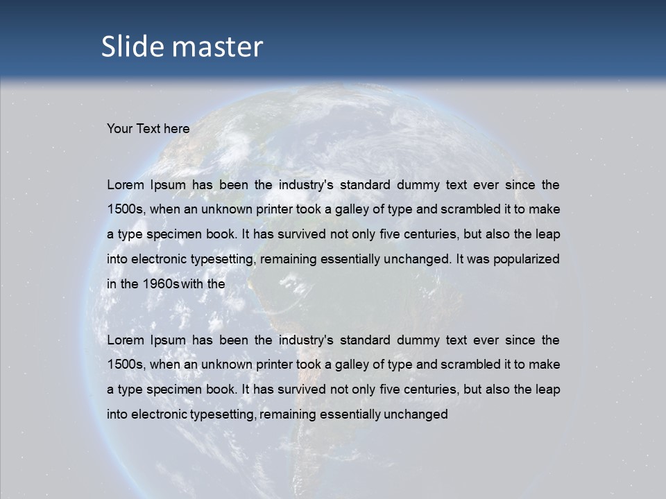 Terra Atmosfera PowerPoint Template