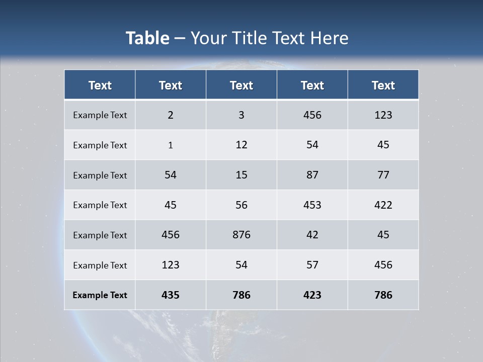 Terra Atmosfera PowerPoint Template