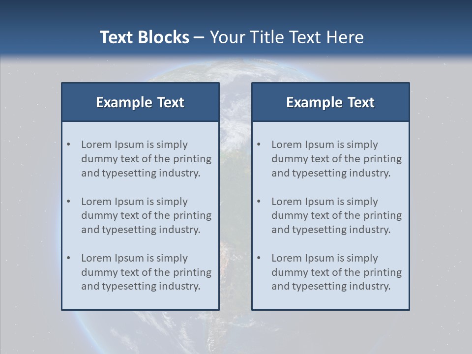 Terra Atmosfera PowerPoint Template