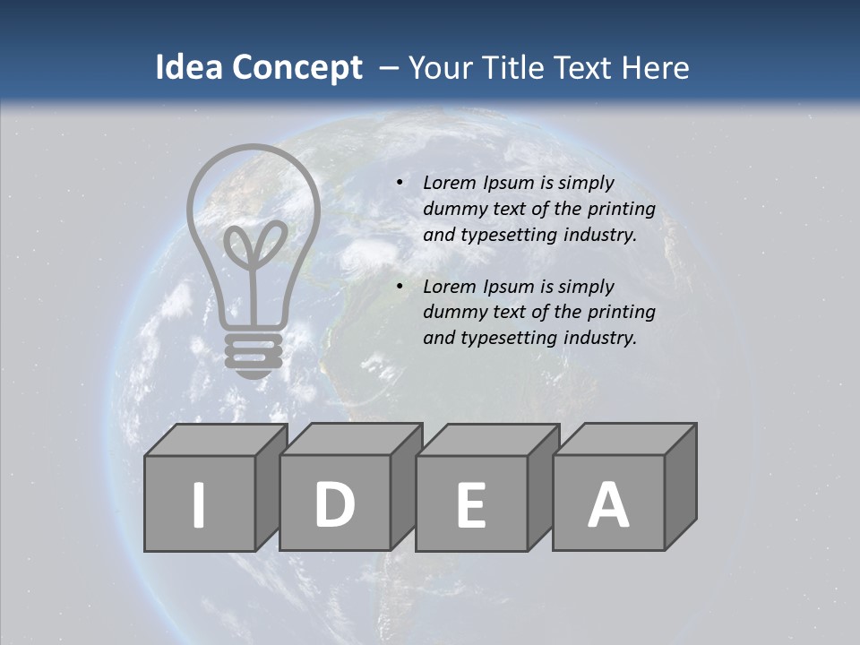 Terra Atmosfera PowerPoint Template