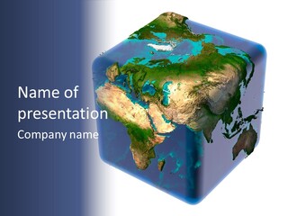 Cubic Earth PowerPoint Template