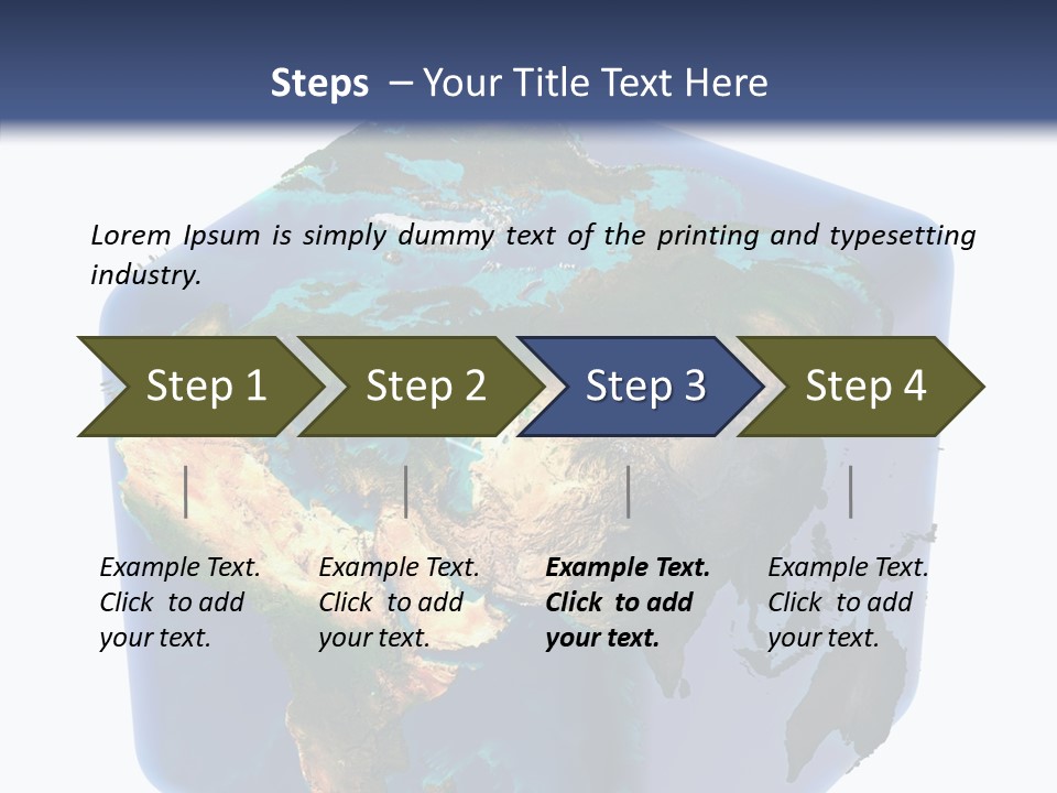 Cubic Earth PowerPoint Template