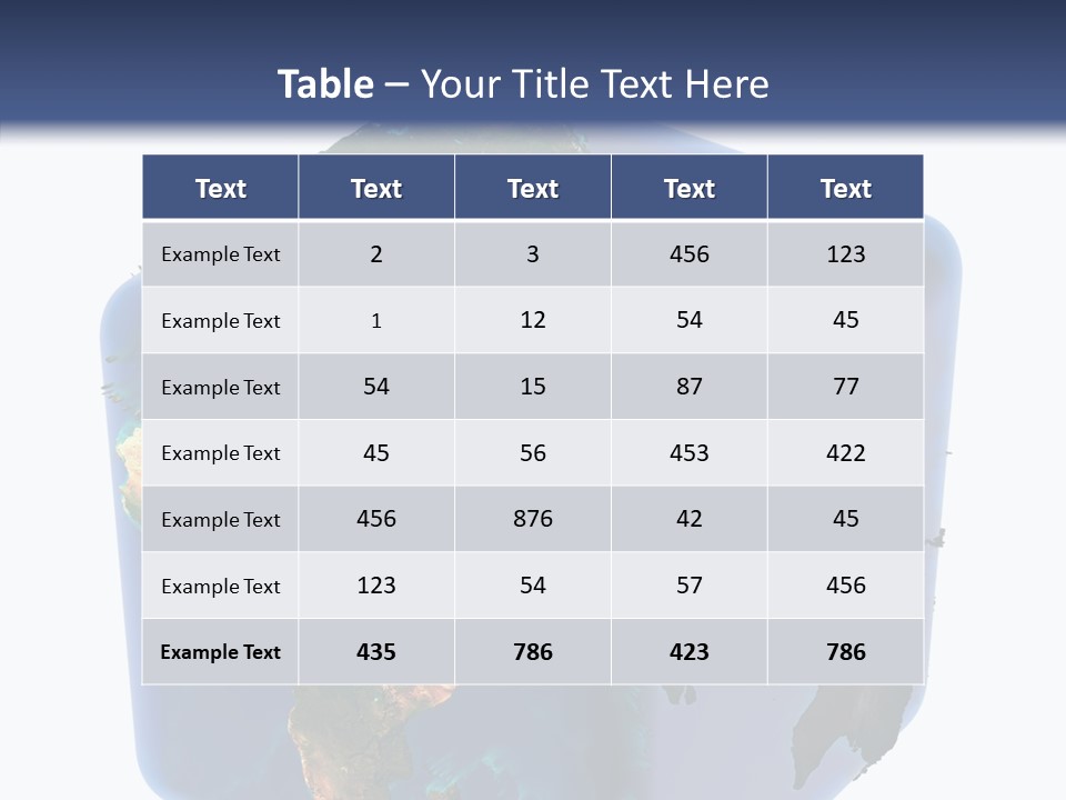 Cubic Earth PowerPoint Template