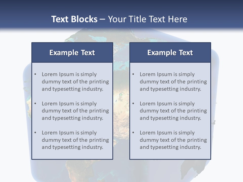 Cubic Earth PowerPoint Template