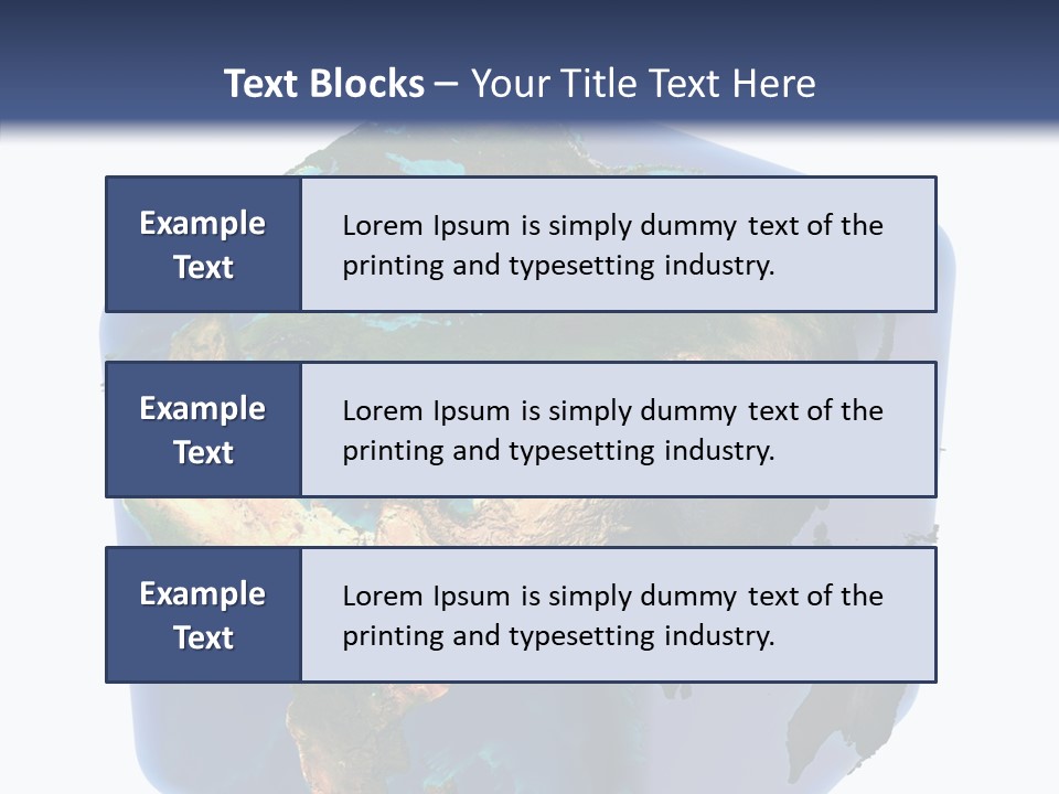 Cubic Earth PowerPoint Template