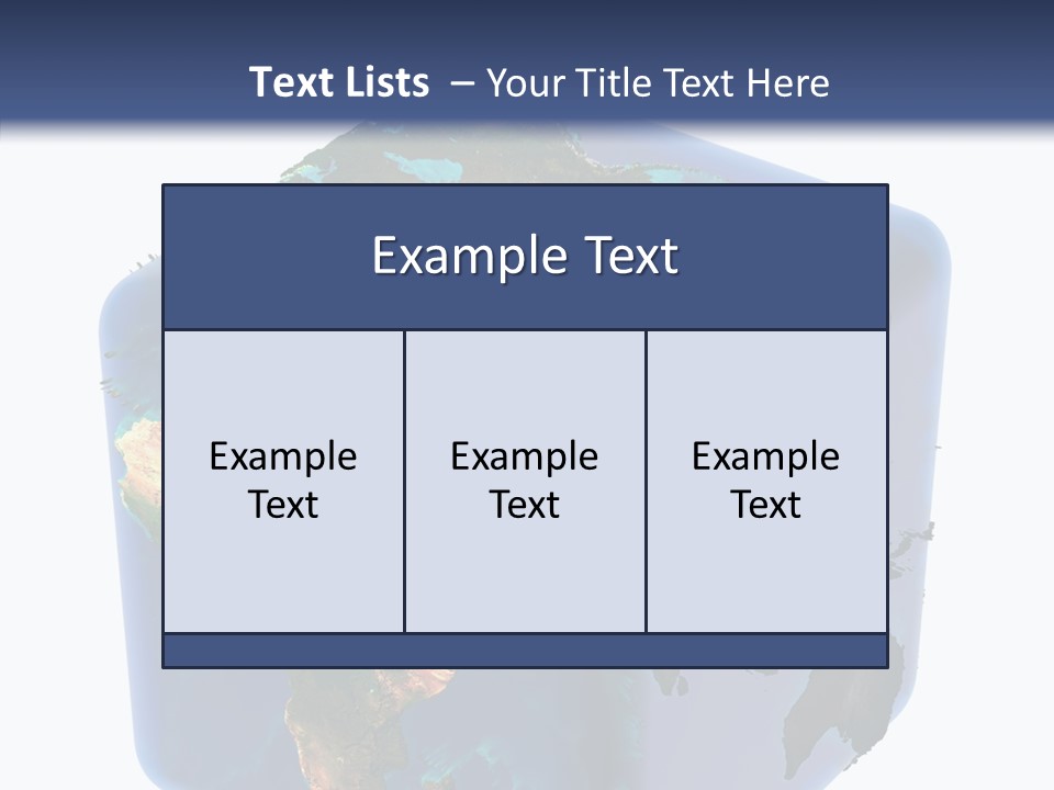 Cubic Earth PowerPoint Template