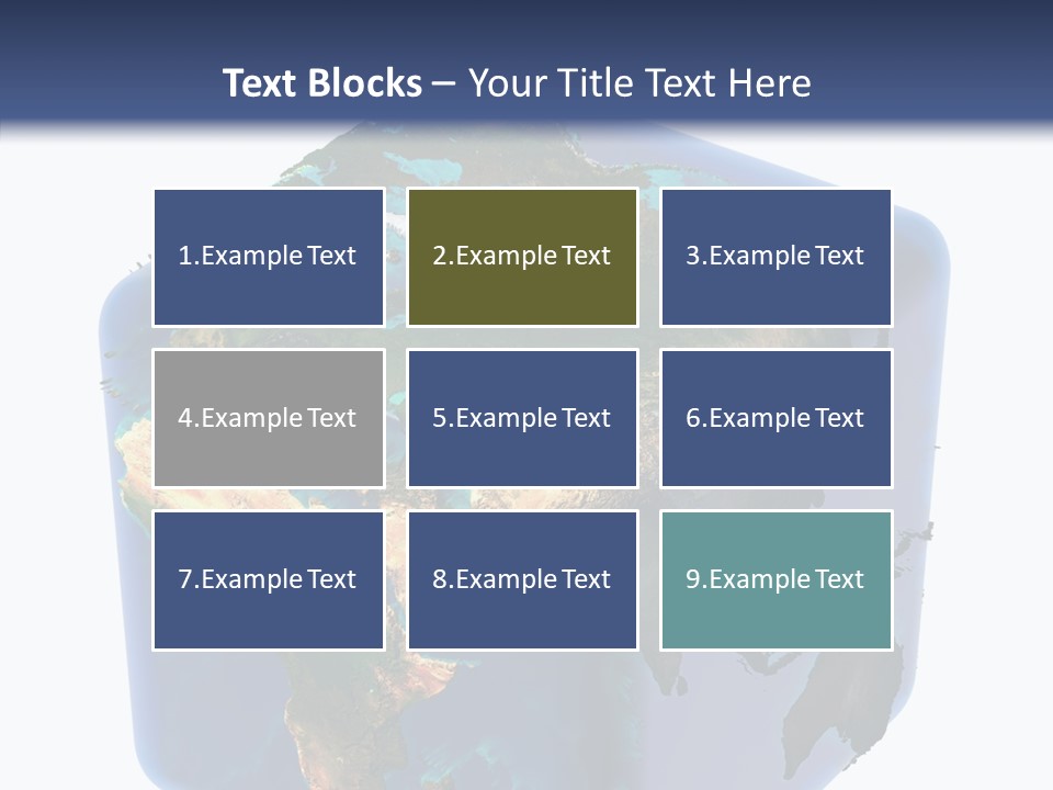 Cubic Earth PowerPoint Template