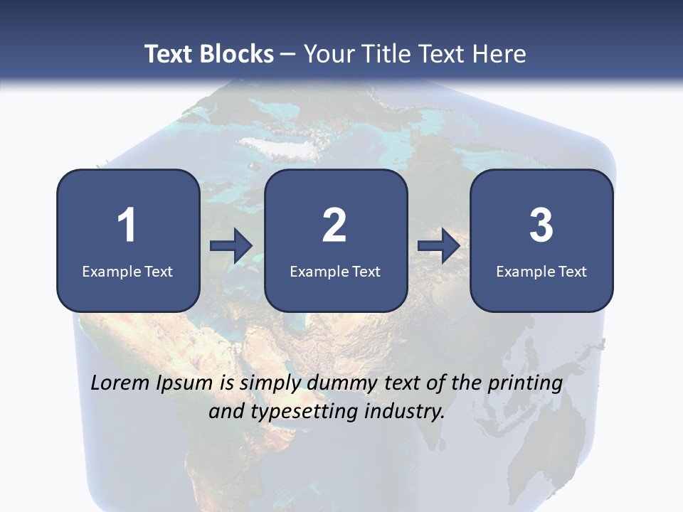 Cubic Earth PowerPoint Template