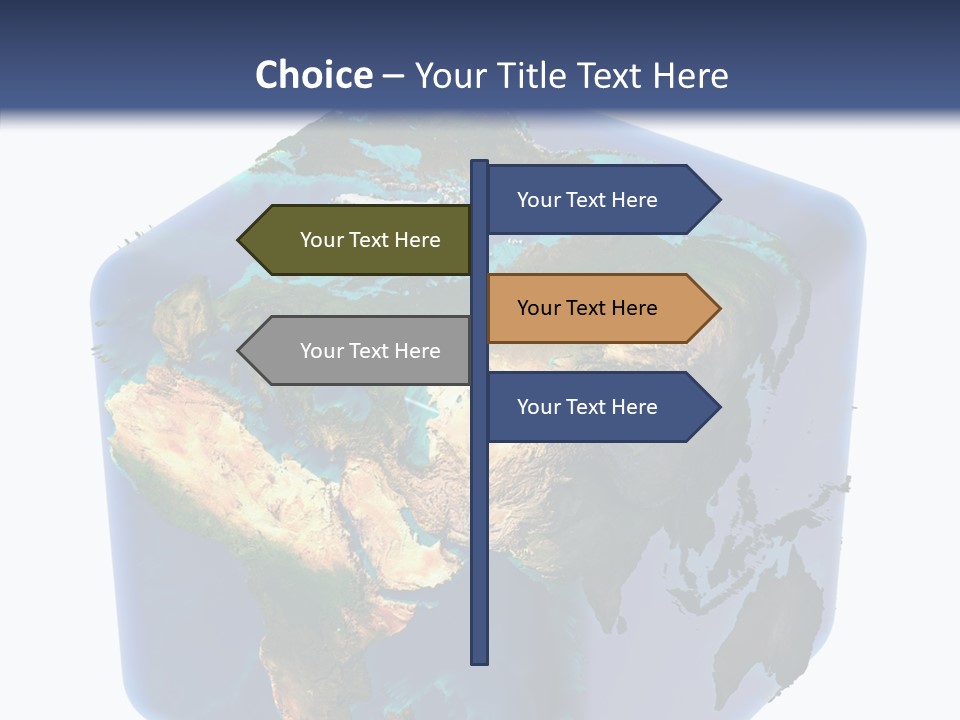 Cubic Earth PowerPoint Template
