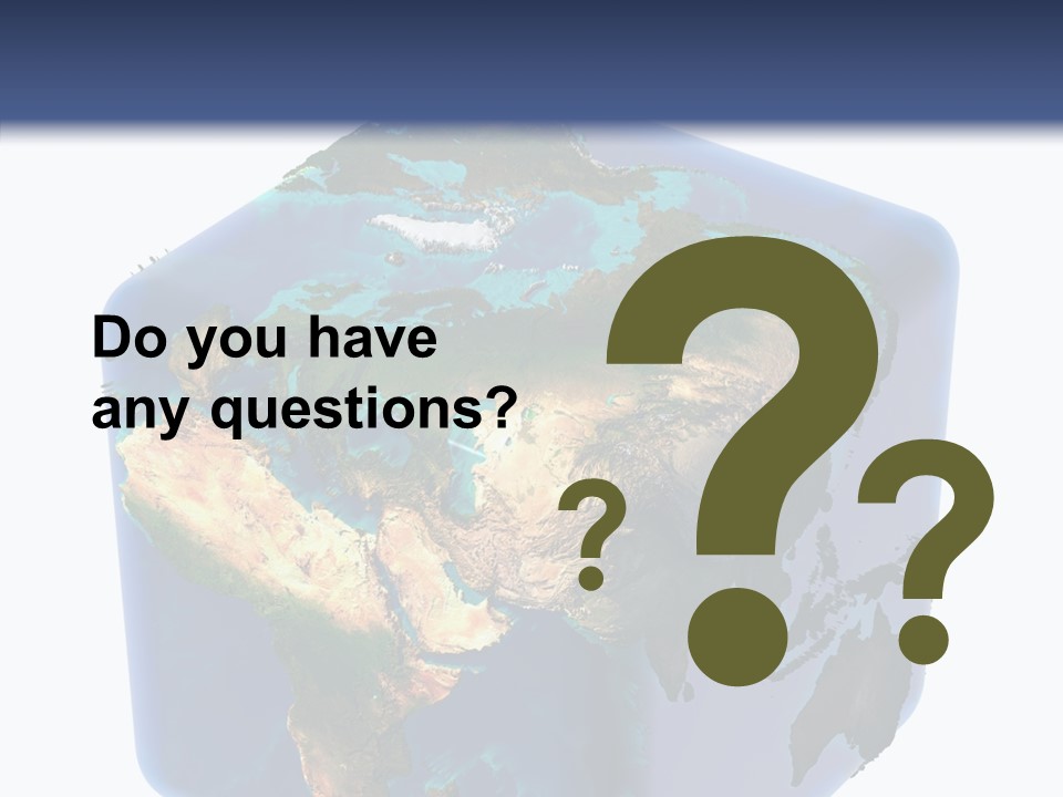 Cubic Earth PowerPoint Template