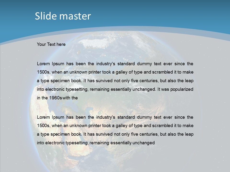 Collins Student World Atlas PowerPoint Template