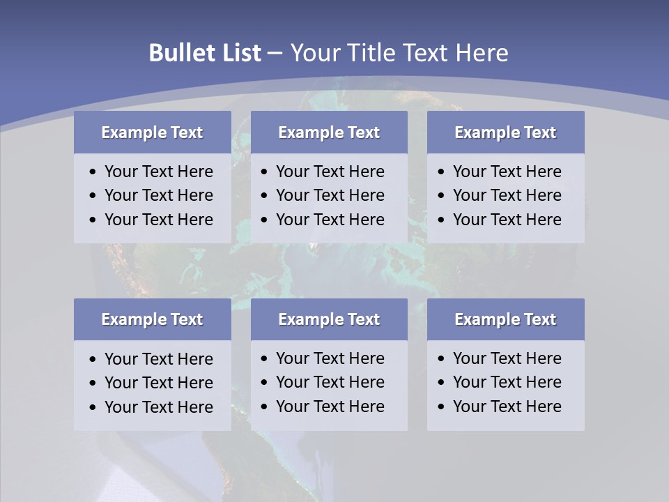 Earth Cubic PowerPoint Template