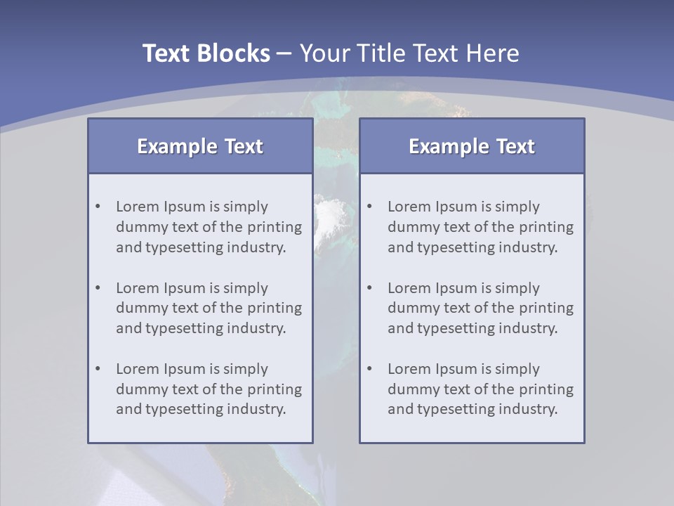 Earth Cubic PowerPoint Template