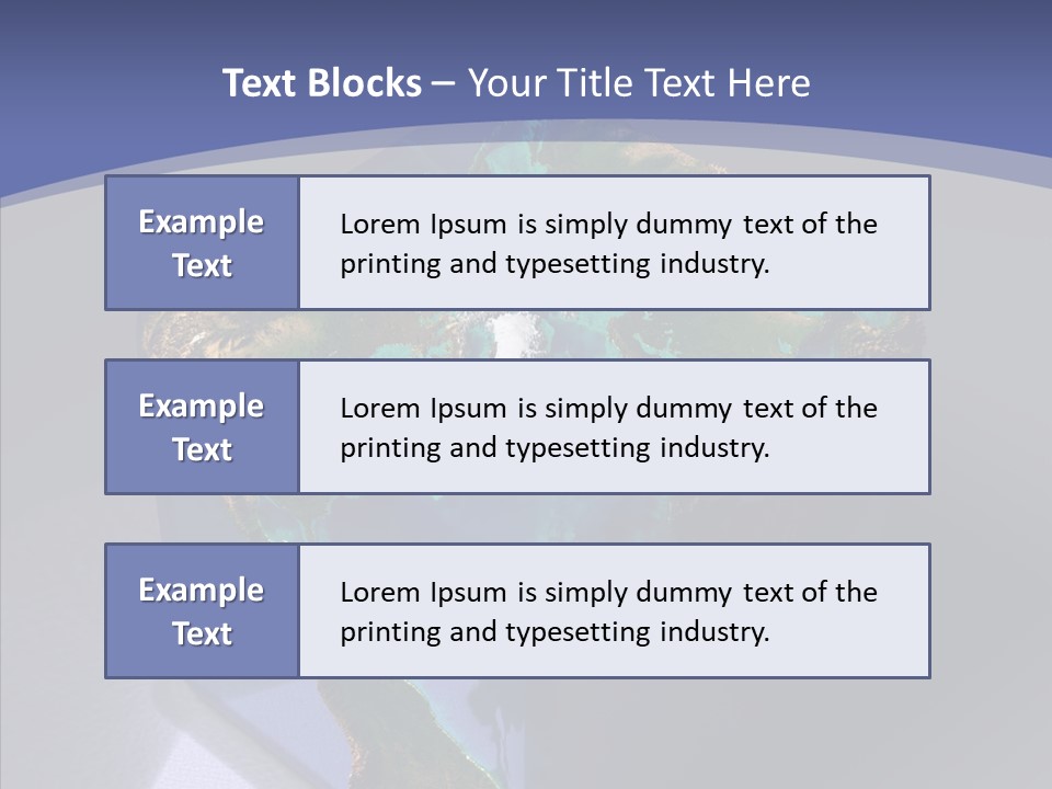 Earth Cubic PowerPoint Template