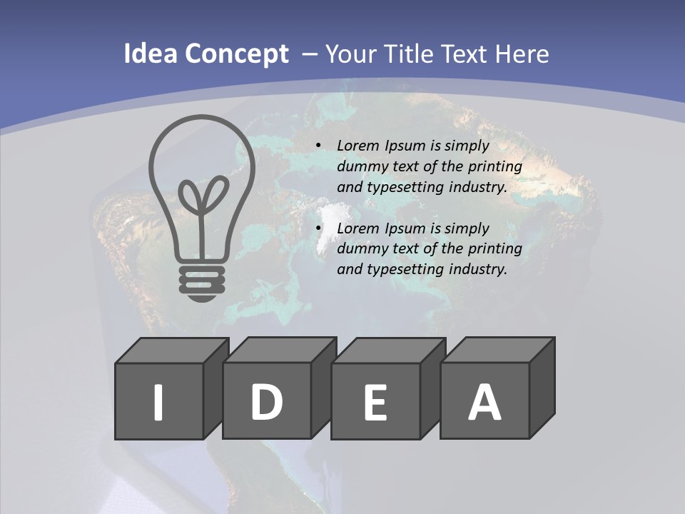 Earth Cubic PowerPoint Template
