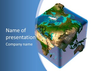 Cubic Earth PowerPoint Template