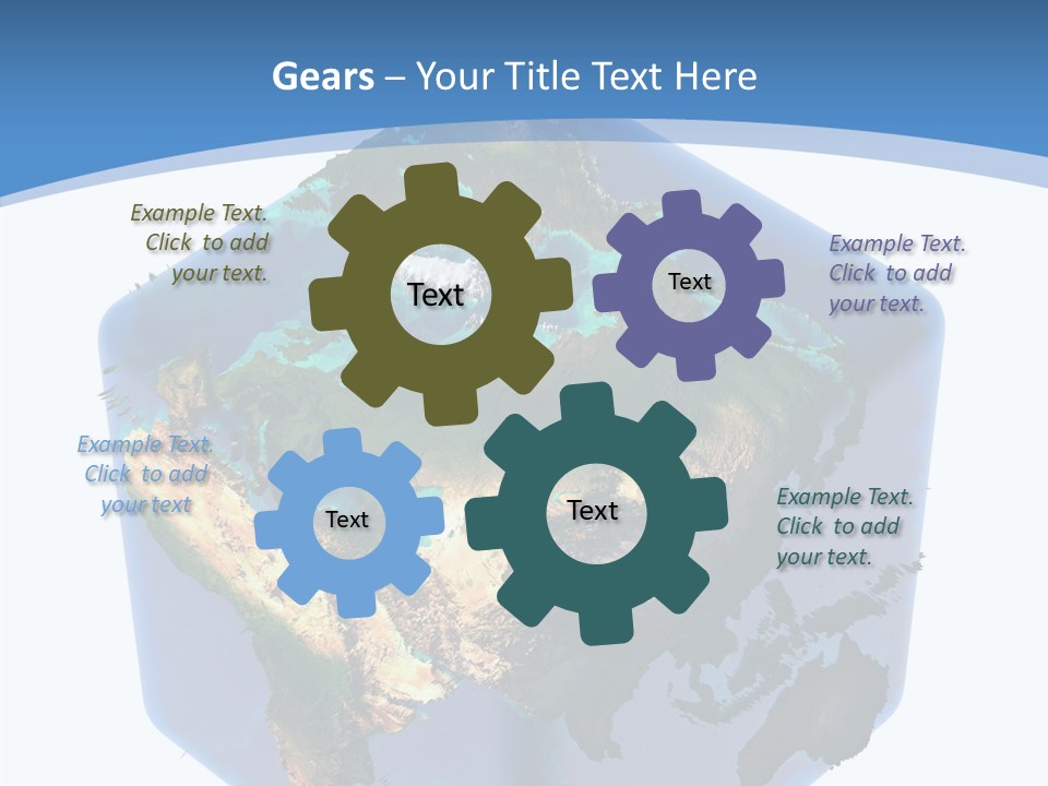Cubic Earth PowerPoint Template