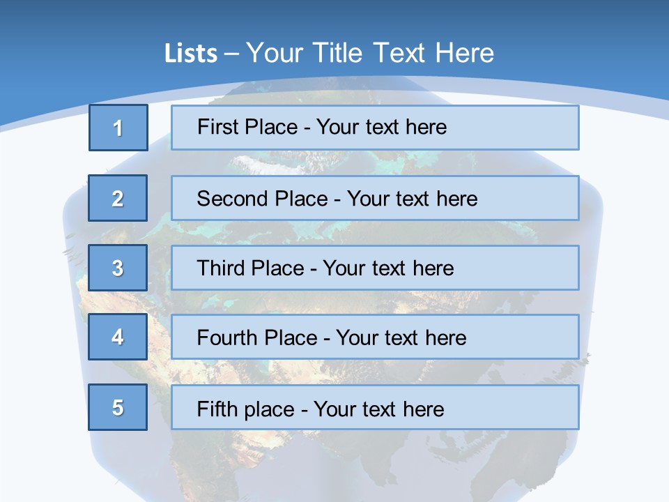 Cubic Earth PowerPoint Template
