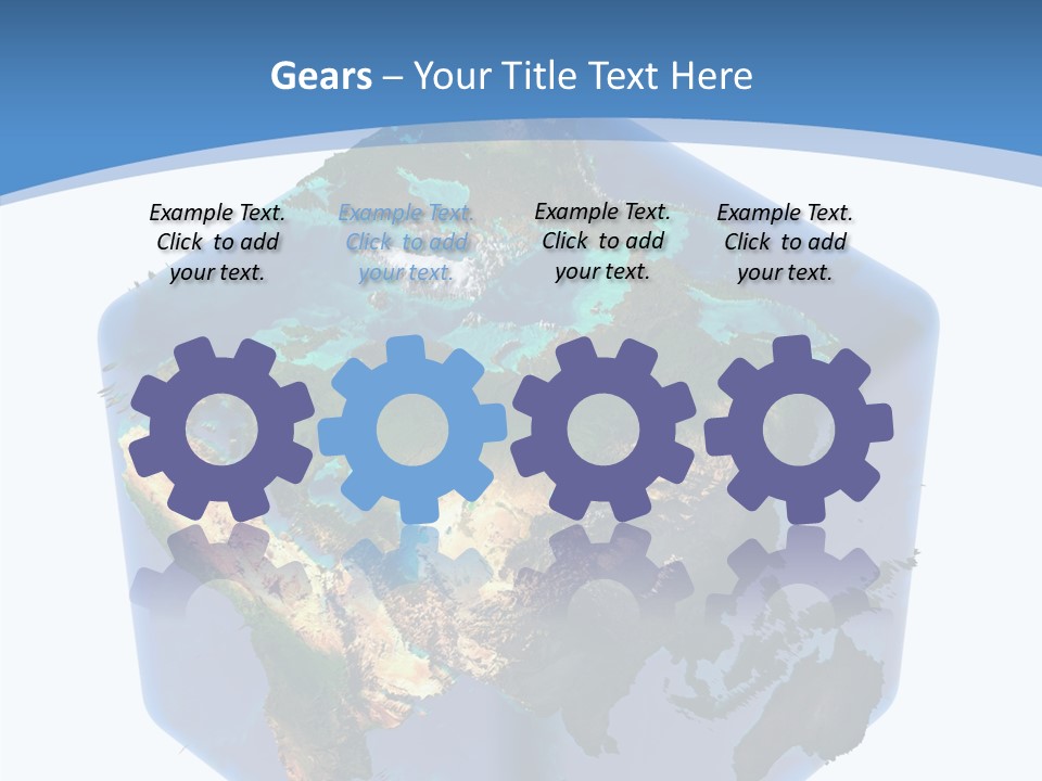 Cubic Earth PowerPoint Template