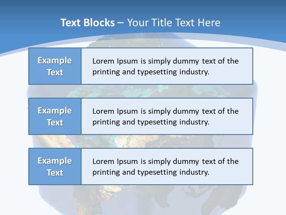 Cubic Earth PowerPoint Template