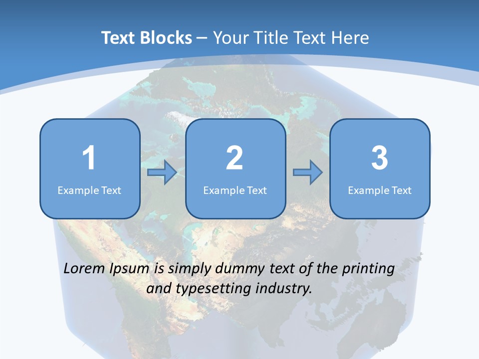 Cubic Earth PowerPoint Template