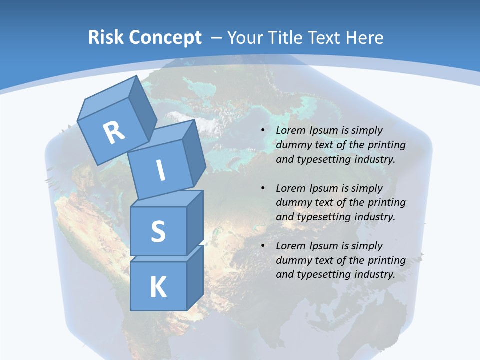 Cubic Earth PowerPoint Template