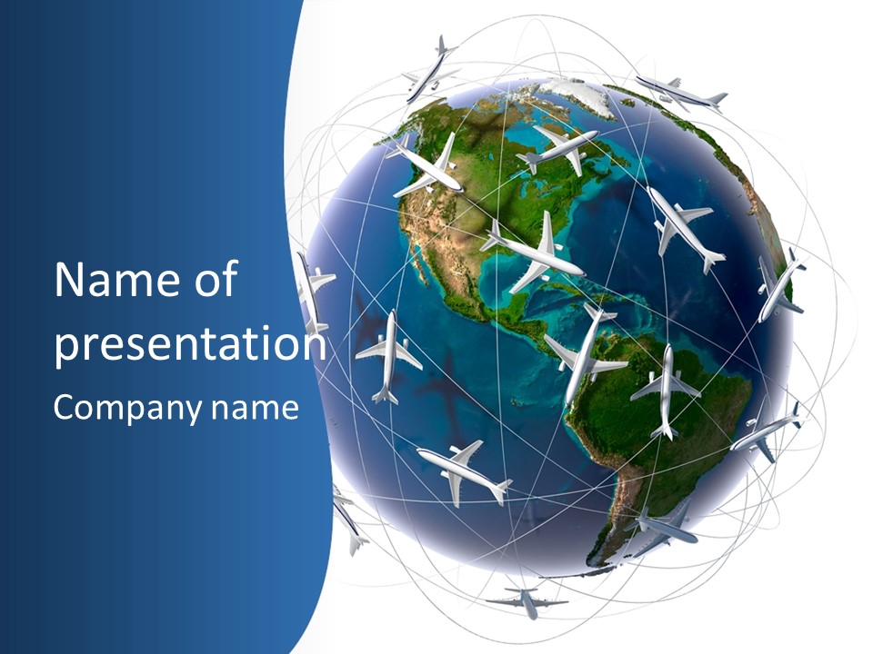 Travel Around The World PowerPoint Template