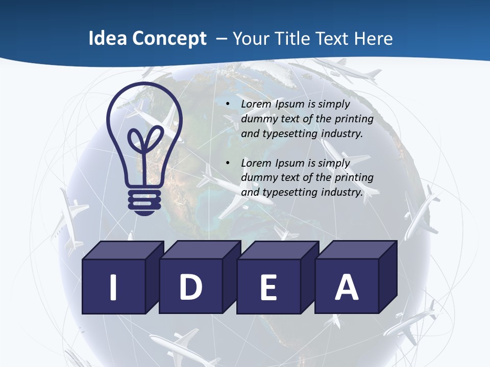 Travel Around The World PowerPoint Template