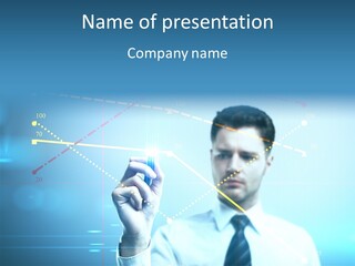 Businessman Drawings PowerPoint Template