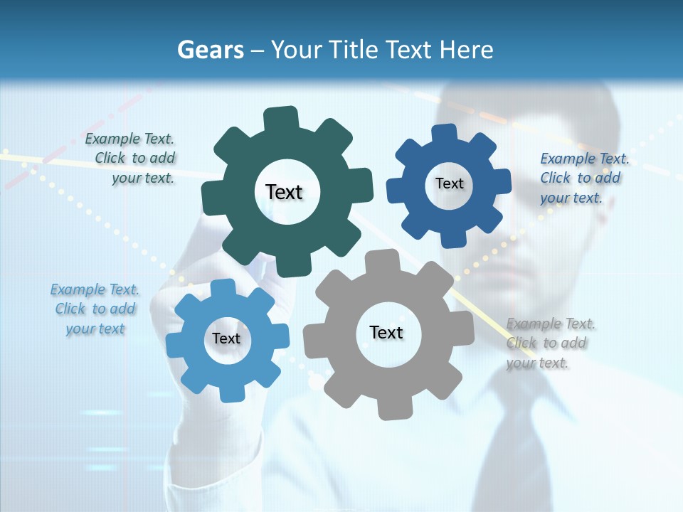 Businessman Drawings PowerPoint Template