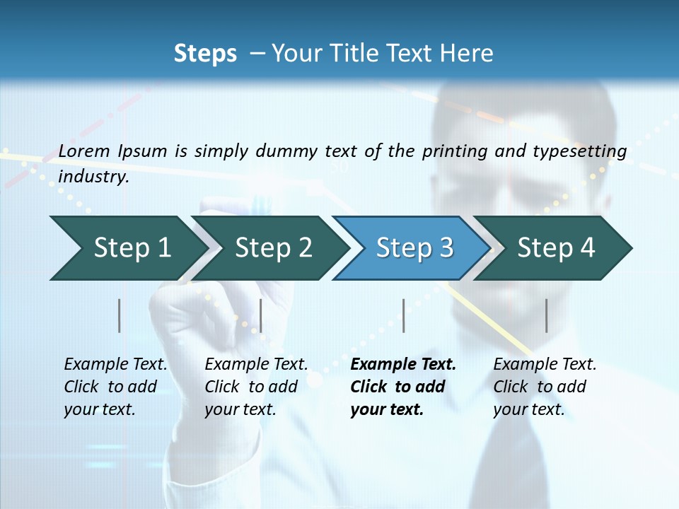 Businessman Drawings PowerPoint Template