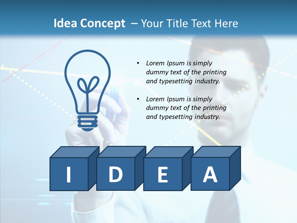 Businessman Drawings PowerPoint Template