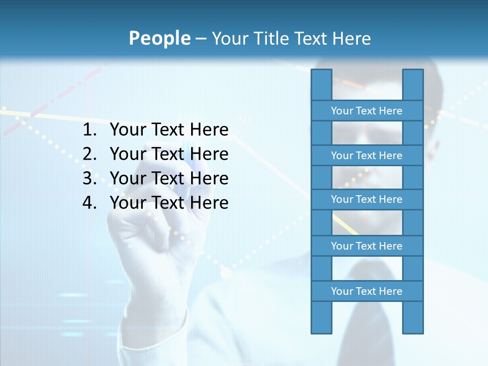 Businessman Drawings PowerPoint Template