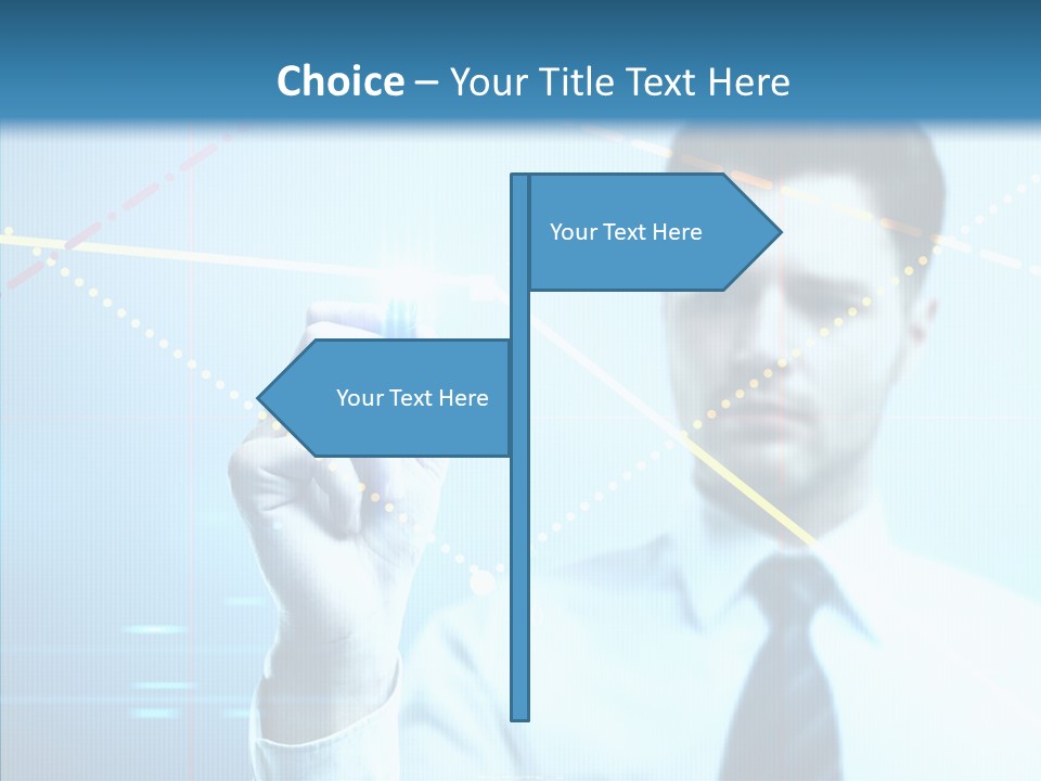 Businessman Drawings PowerPoint Template