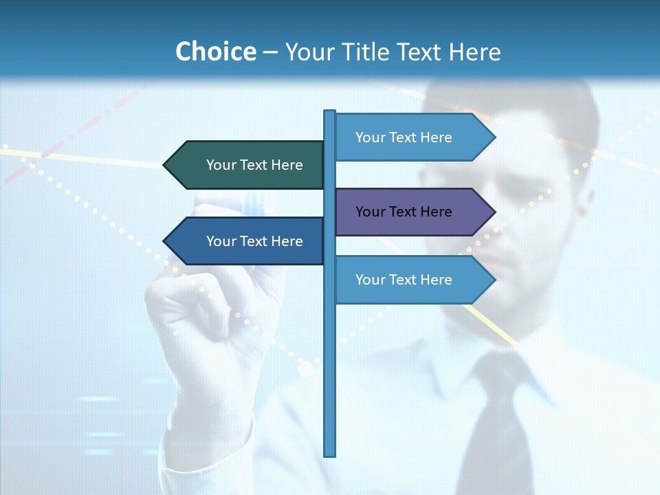 Businessman Drawings PowerPoint Template