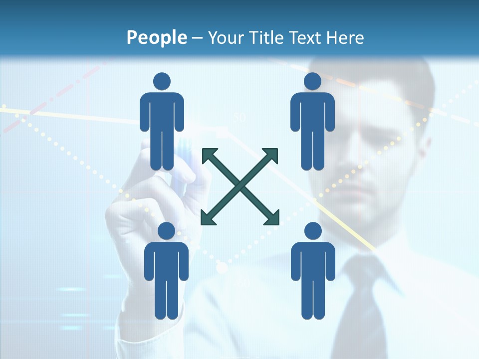 Businessman Drawings PowerPoint Template