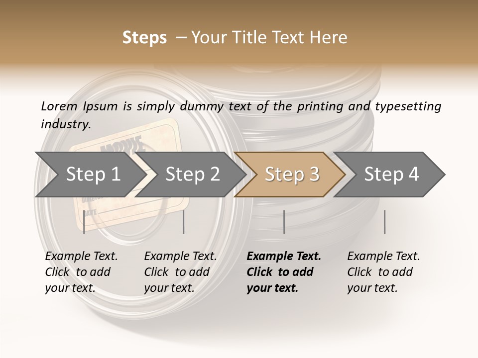 Film Cans PowerPoint Template