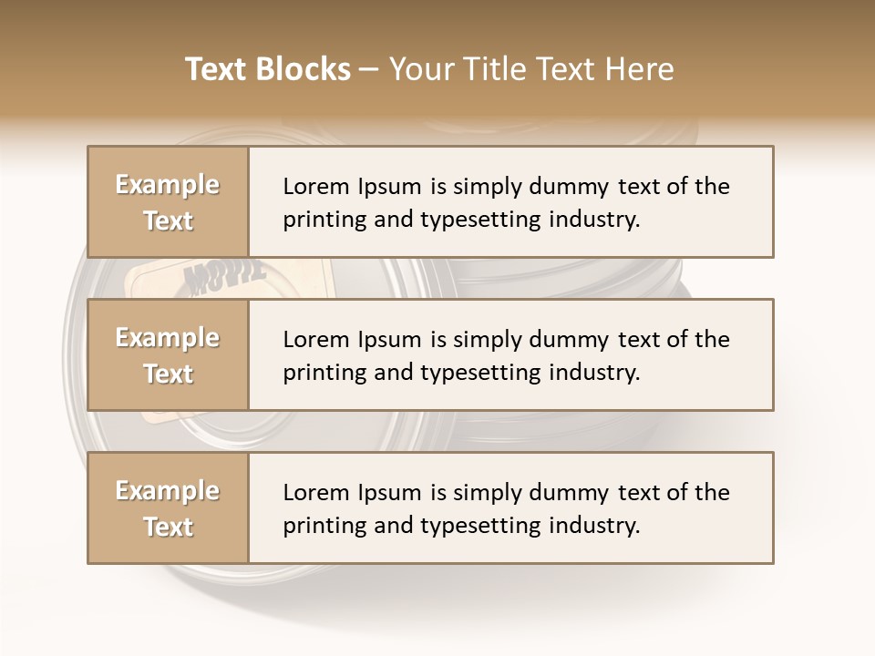 Film Cans PowerPoint Template