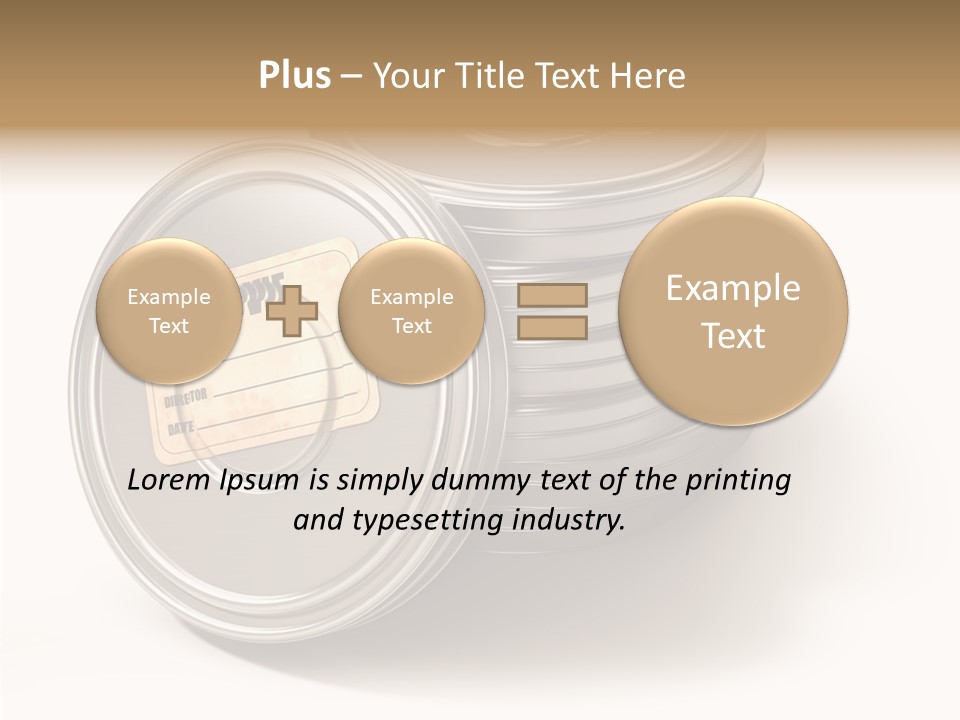 Film Cans PowerPoint Template
