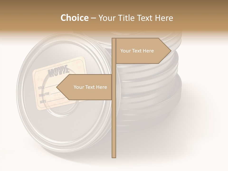 Film Cans PowerPoint Template