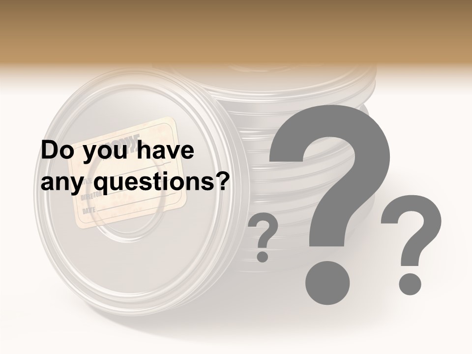 Film Cans PowerPoint Template