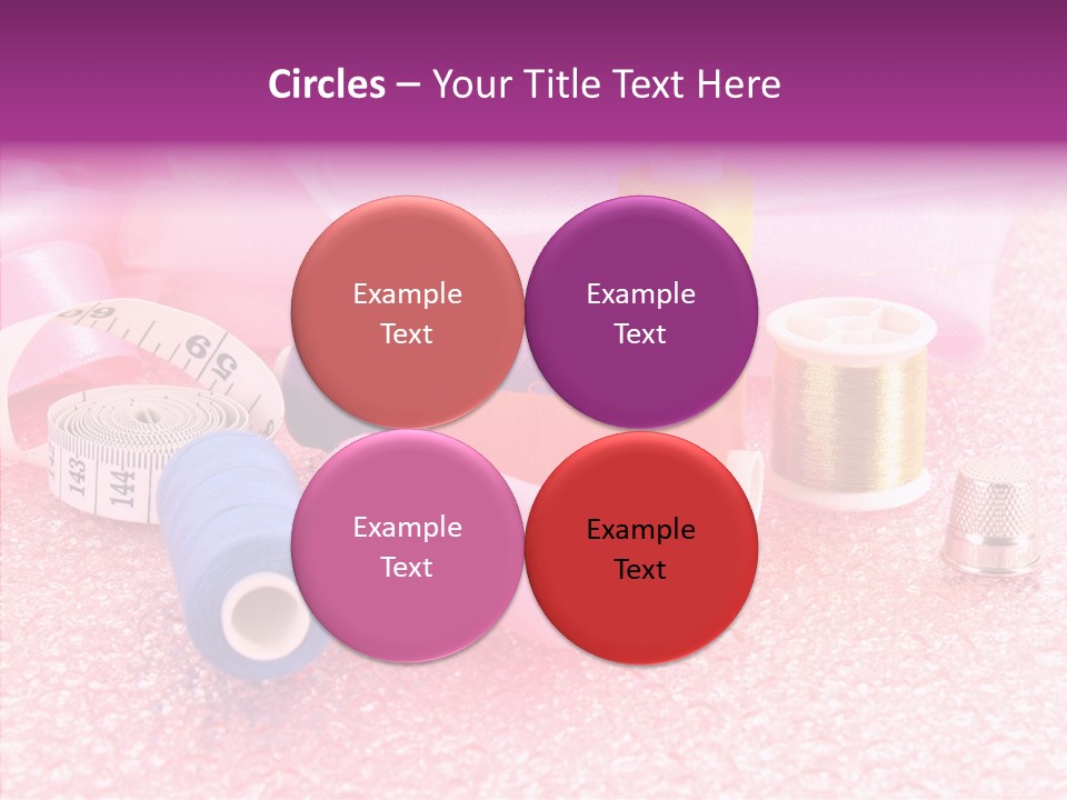 Button Spools Coil PowerPoint Template