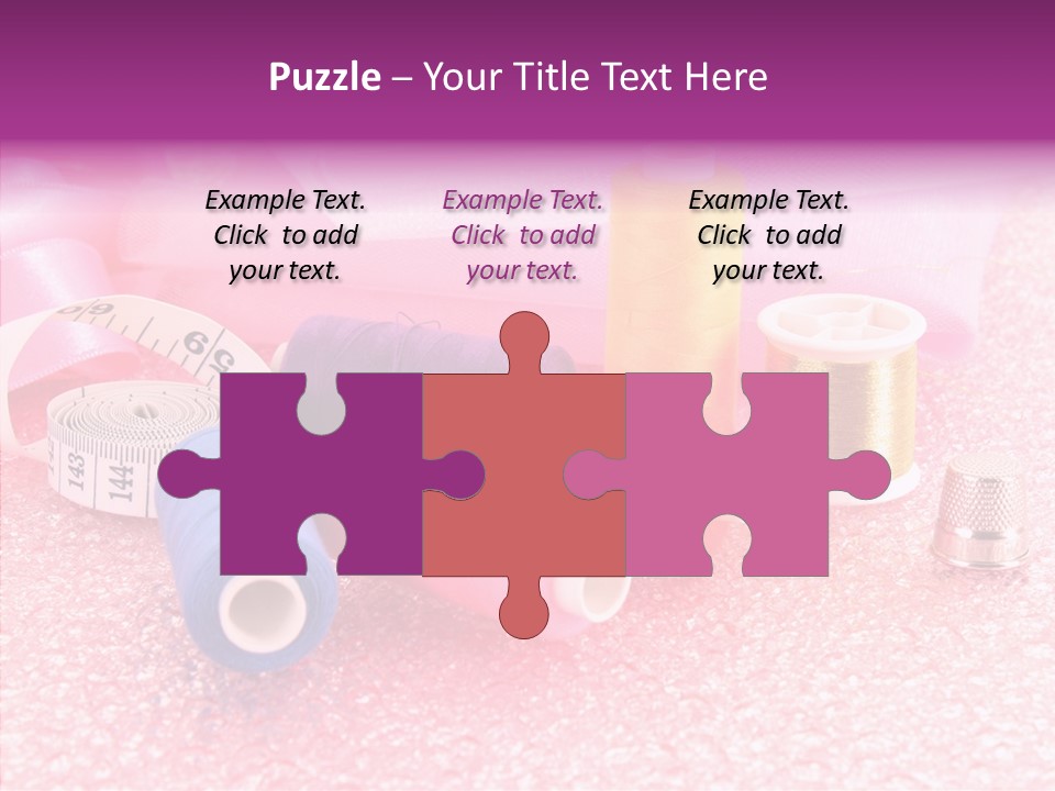 Button Spools Coil PowerPoint Template