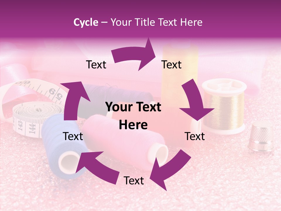 Button Spools Coil PowerPoint Template
