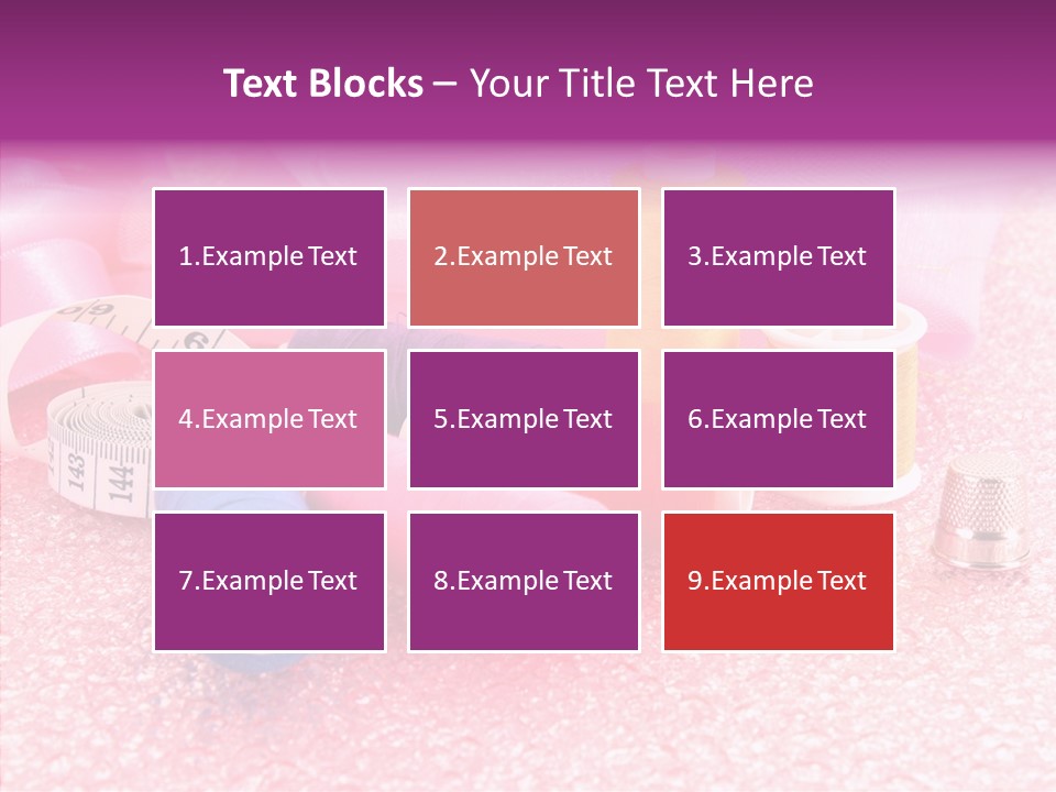 Button Spools Coil PowerPoint Template