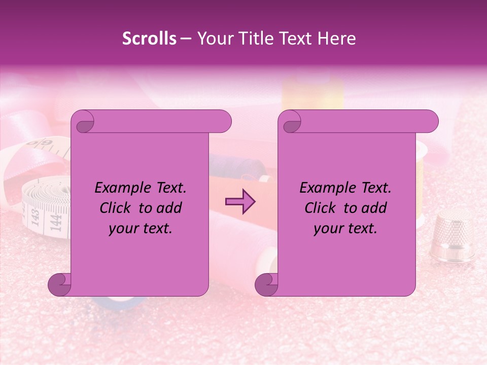 Button Spools Coil PowerPoint Template