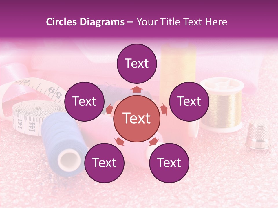 Button Spools Coil PowerPoint Template