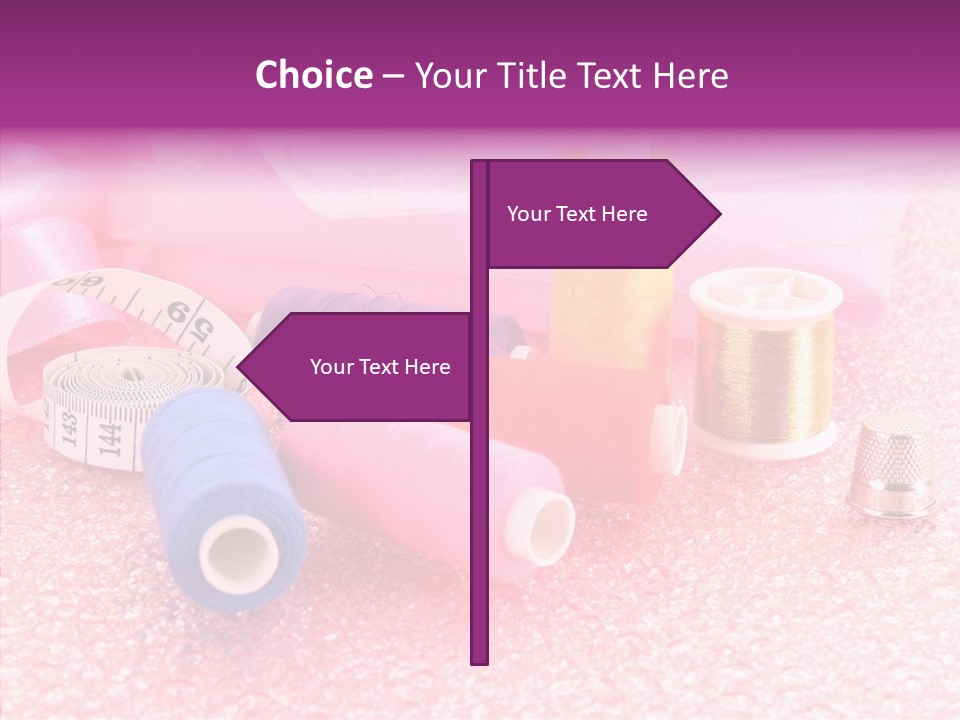 Button Spools Coil PowerPoint Template